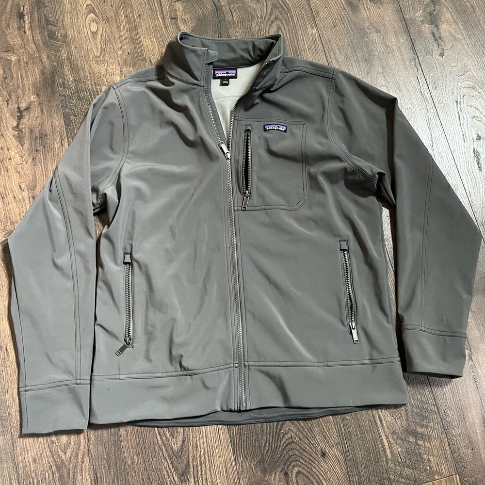 Patagonia Men’s Sidesend Jacket Gray Zip L